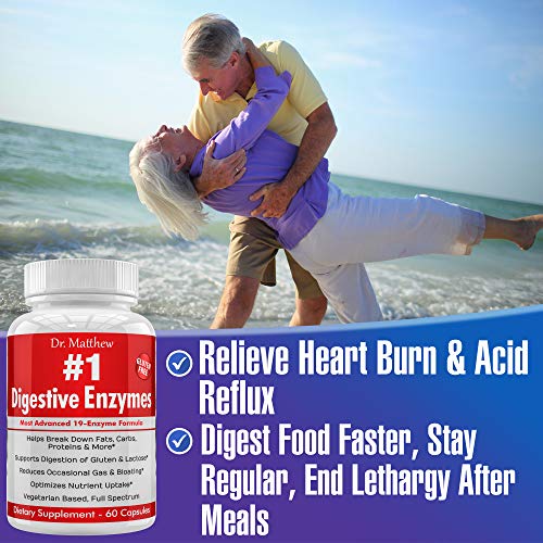 Best Digestive Enzymes for Women & Men with Lactase Lipase Amylase Dr. MatthewUS supplements