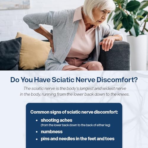 SciatiEase Sciatic Nerve Health Support - Sciatic Nerve Supplement with Pea, Vitamin B SciatiEaseUS supplements