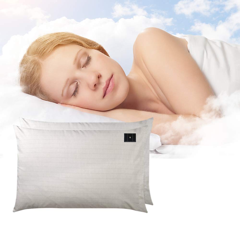 ibowee Grounding Piowcase 2 Pack, Conductive Pillowcase with US Cord for Natural Wellness iboweeAu supplements
