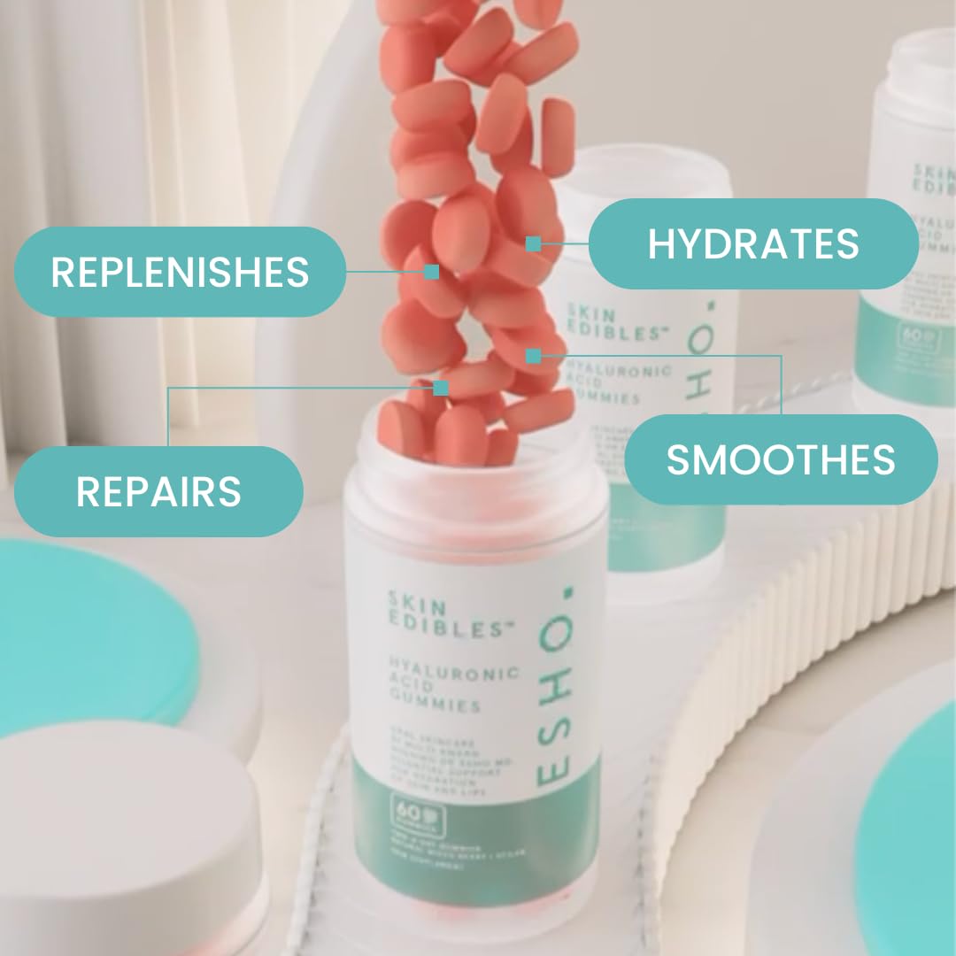 ESHO. Skin Edibles - Hyaluronic Acid-Infused Skin & Lip Care Gummies ESHOAu supplements