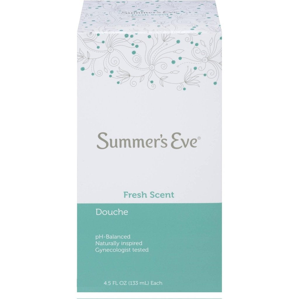 (Pack of 4 Bottles) Summer's Eve Fresh Scent Douche Vinegar & Water, Feminine Wash, 4.5oz Bottles Summer's EveAu supplements