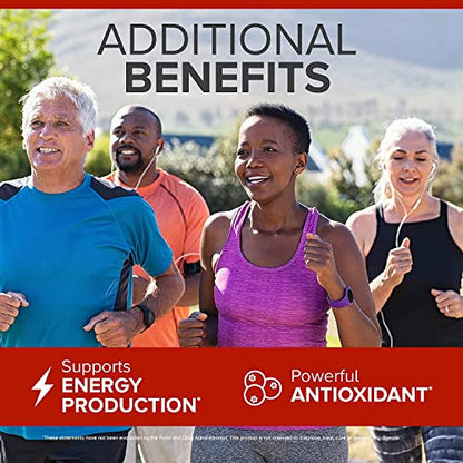 Qunol CoQ10 100mg Softgels, Ultra CoQ10 100mg, 3x Better Absorption, Antioxidant QunolUS supplements