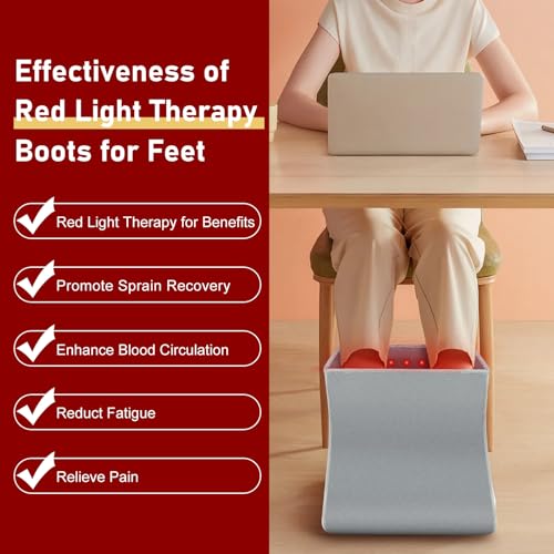 Red Light Therapy for Foot - Red Light Therapy Wrap, Near Infrared Red Light Therapy Device icerattletraAu supplements
