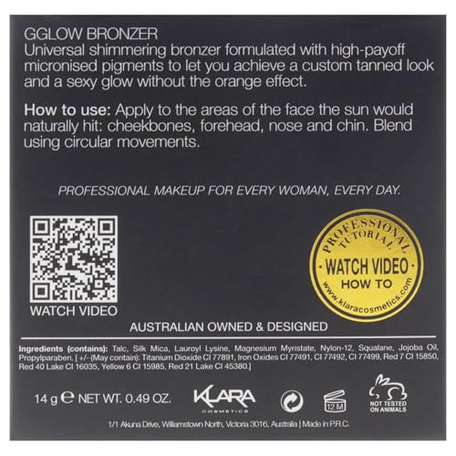 G Glow Bronzer by Klara for Women - 0.49 oz Bronzer Klara CosmeticsAu supplements