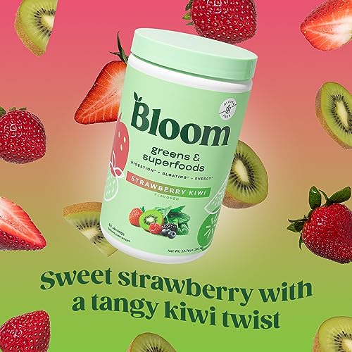Bloom Nutrition Greens and Superfoods Powder for Digestive Health, Greens Powder Bloom NutritionUS supplements