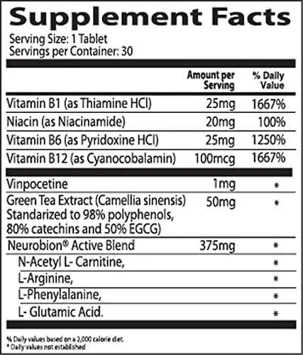Neurobion Active 30 Tablets Multivitamin L-Glutamic Acid Dietary Supplements, 1 Count (Pack of 1) NeurobionAu supplements