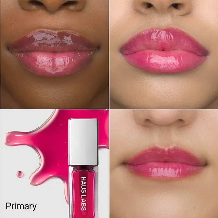 HAUS LABS BY LADY GAGA PhD Hybrid Lip Oil - Primary (Sheer Cherry) & ENTEL Aloe vera Sheet Masque (BONUS) HAUS LABS BY LADY GAGAAu supplements