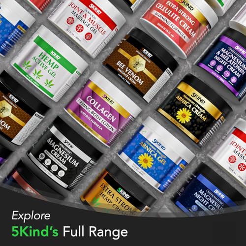 5kind Extra Strong Arnica Cream for Bruising and Swelling 10.1 Fl Oz - Arnica Bruise Cream Extra Strength Fast Healing Thin Skin - High Concentration Arnica Montana Extract for Bruises-Natural Formula 5kind clinical skincareAu supplements