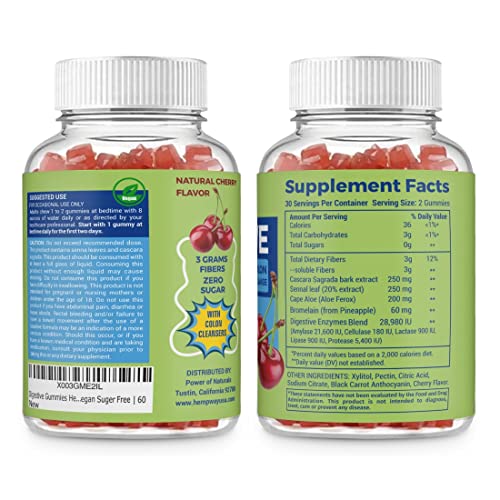 HEMPWAY Fiber Gummies for Digestive Colon Cleanse - Health & Daily Weight Support HEMPWAYUS supplements