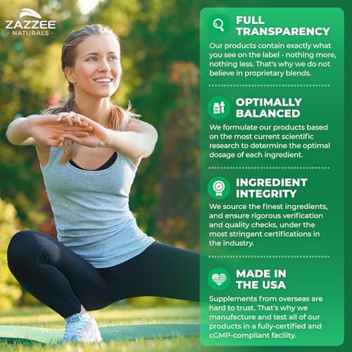 Zazzee Extra Strength Mullein 10:1 Extract, 3000 mg Strength, 120 Vegan Capsules ZazzeeAu supplements