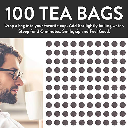 FGO Organic Assam Tea, Eco-Conscious Tea Bags, 100 Count, Packaging May Vary FGOUS supplements