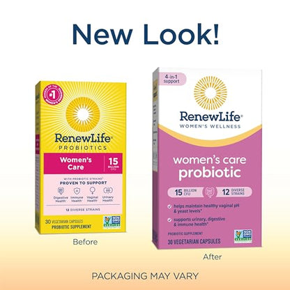 Renew Life Women's Probiotic Capsules, Supports pH Balance for Women, Vaginal, Urinary Renew LifeUS supplements