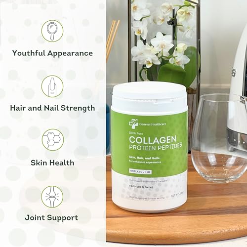 100% Pure Collagen Powder Protein Peptides - General Healthcare 300g Supplement General HealthcareUS supplements