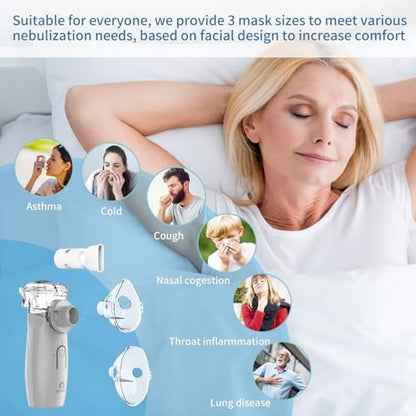 APOWUS Ultrasonic Mesh Nebulizer - Handheld Nebulizer for Adults APOWUSUS supplements