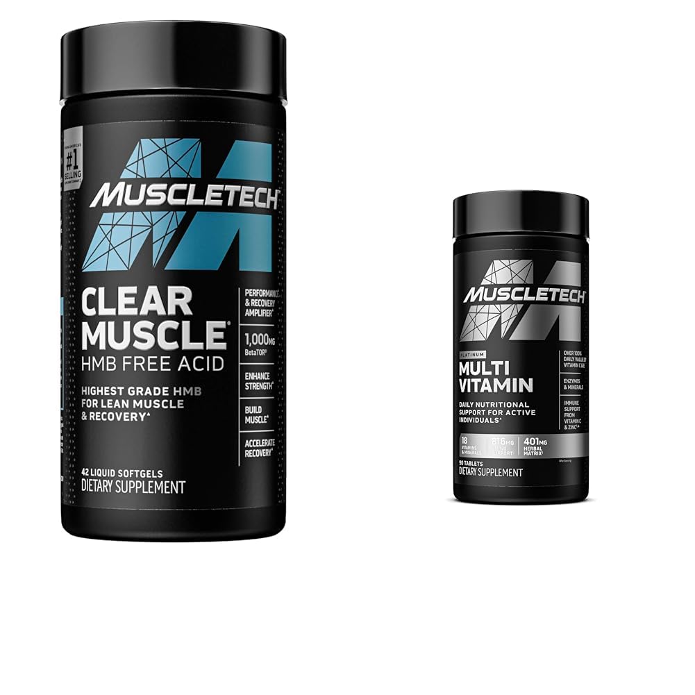 MuscleTech Clear Muscle Post Workout Recovery | Muscle Builder for Men & Women MuscleTechUS supplements