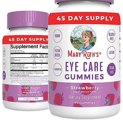 MaryRuth's Eye Care Gummies | Zeaxanthin and Lutein | 45 Day Supply MaryRuth OrganicsUS supplements