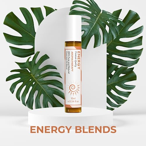 Benatu Energy Essential Oil Roll On Blend (with Clove, Lemon, Grapefruit Oil)- Travel Size Relaxing Roller benatuAu supplements