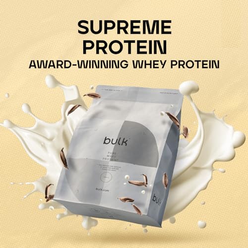 Bulk Pure Whey Protein Powder Shake, Vanilla, 500 g, Packaging May Vary BulkUS supplements