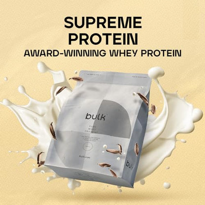 Bulk Pure Whey Protein Powder Shake, Vanilla, 500 g, Packaging May Vary BulkUS supplements