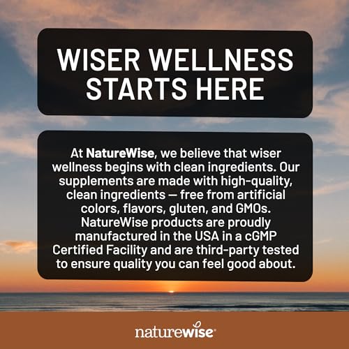 NatureWise Ashwagandha for Stress - With KSM-66 Extract, GABA, L-Theanine, Rhodiola Rosea - Herbal Mood & Sleep Support - Vegan, Non-GMO, Gluten-Free - 60 Capsules[1-Month Supply] NatureWiseAu supplements