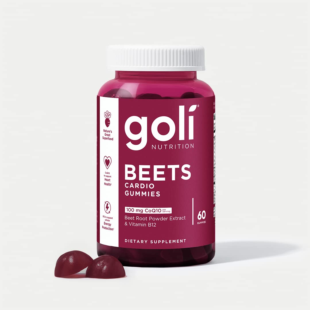 Goli Nutritional Supplement, Beets Cardio Gummy - 60 Count - CoQ10 & Beet Root Extract GoliUS supplements