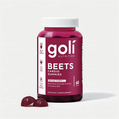 Goli Nutritional Supplement, Beets Cardio Gummy - 60 Count - CoQ10 & Beet Root Extract GoliUS supplements