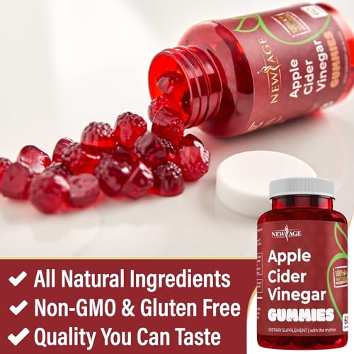 NEW AGE Apple Cider Vinegar Gummies 2-Pack - 120 Count - Immunity & Detox NEW AGEAu supplements