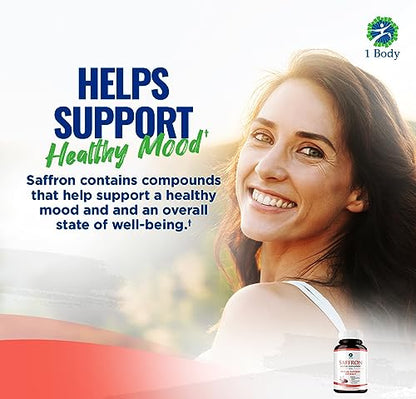 1 Body Saffron Extract 8825 – Antioxidant & Mood Support Saffron Supplement 1 BodyUS supplements