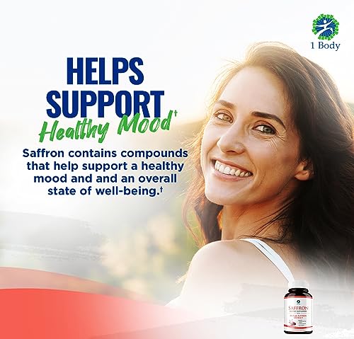 1 Body Saffron Extract 8825 – Antioxidant & Mood Support Saffron Supplement 1 BodyUS supplements