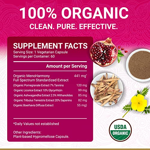 Menopause Supplements for Women - USDA Organic | Menopause Support | Female Hormone True VedaAu supplements