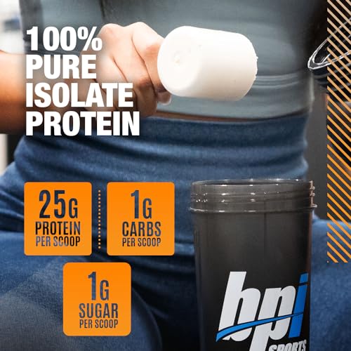BPI Sports ISO HD Isolate Protein Vanilla Cookie, 76.8 oz - 69 Servings BPI SportsUS supplements