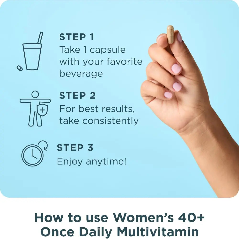 Ancient Nutrition Multivitamin for Women, Ancient Multi Women's 40+ Once Daily Vitamin Supplement, Vitamin B, Vitamin C and Vitamin K2 Ancient NutritionAu supplements