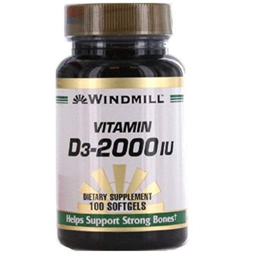 Nature Made Vitamin D3 2000 IU Tablets 100 ea (Pack of 2) Nature MadeAu supplements