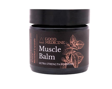 Muscle Balm - Relieves Sore Muscles and Joints, Ease and Soothe Discomfort Due to Muscle and Joint Soreness and Aches. Ultra Relief Formula (1 Ounce) GOOD MEDICINE INTUITIVE SKINCAREAu supplements