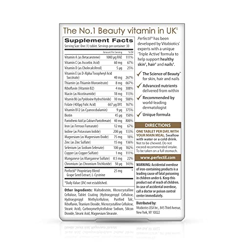 Perfectil Original Formula for Hair Skin and Nails PerfectilUS supplements