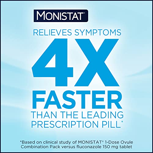 Monistat 1 Day Yeast Infection Treatment for Women, 1 Miconazole Ovule Insert & External Monistat Anti-Itch MonistatAu supplements