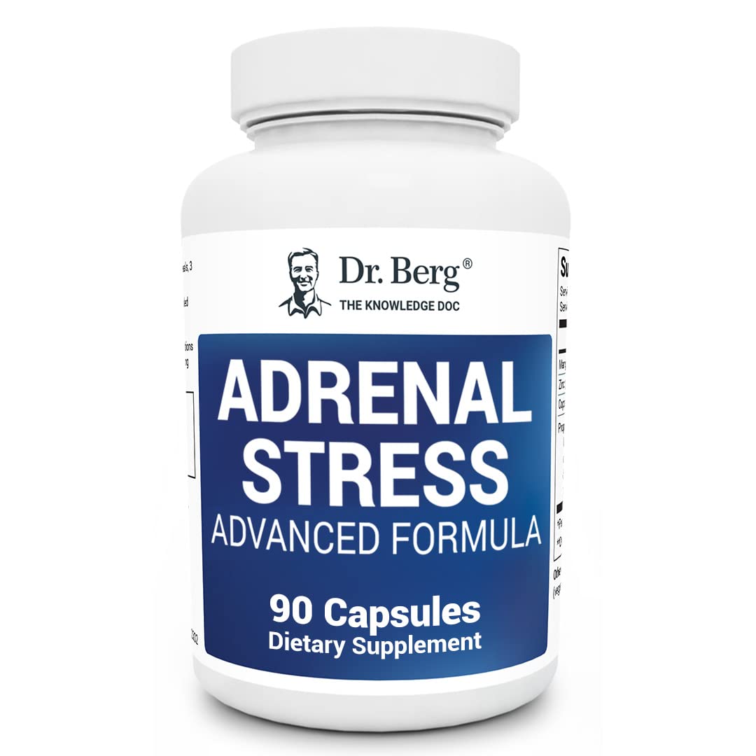 Dr. Berg’s Adrenal Stress Advanced Formula - Adrenal Support Supplements for Stress Dr. Berg NutritionalsUS supplements