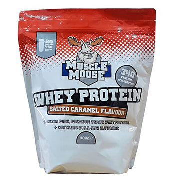 Muscle Moose Whey Protein Powder Salted Caramel Flavour Muscle MooseAu supplements