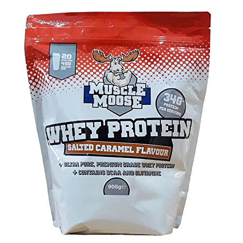 Muscle Moose Whey Protein Powder Salted Caramel Flavour Muscle MooseAu supplements