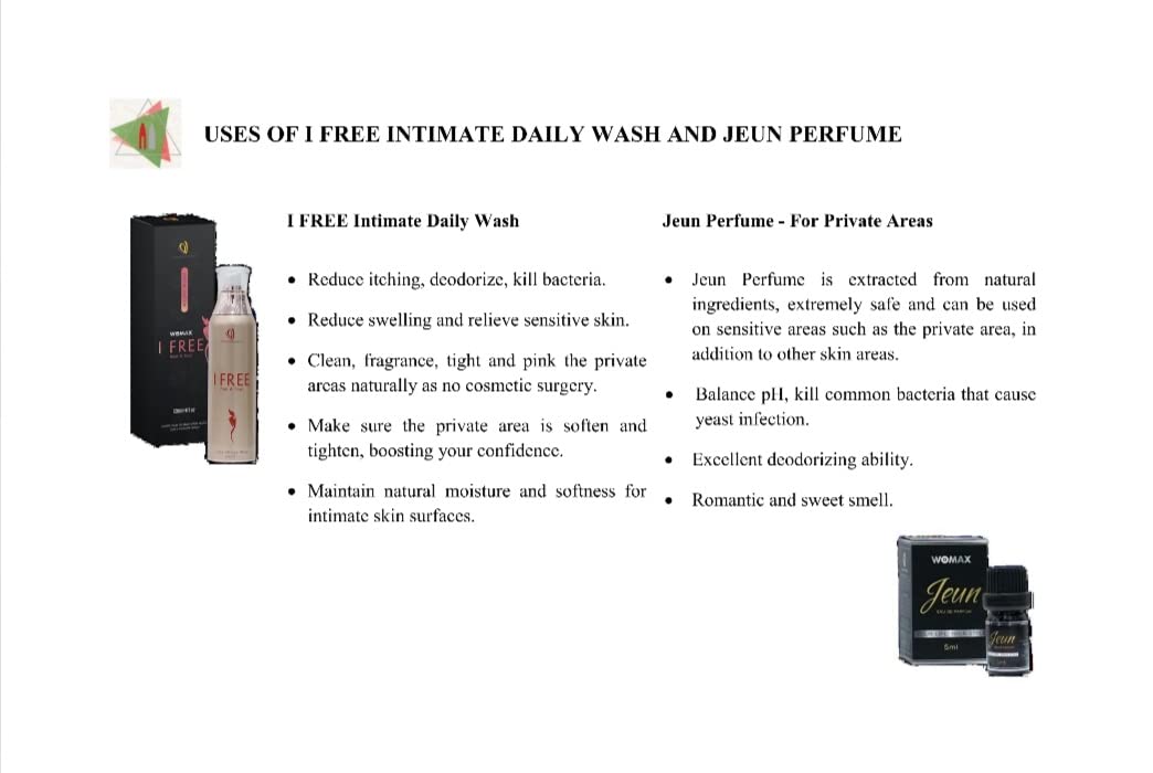 MATXI S.G Combo IFree -Daily Intimate Wash- Feminine Care Wash 120ml & Inner Perfume Jeun 5ml MATXI S.GAu supplements