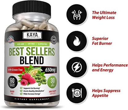 Kaya Naturals Best Sellers Blend - Increase Energy to Burn Belly Fat | Improve Healthy Kaya NaturalsUS supplements