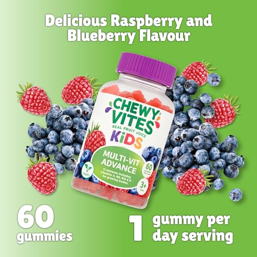 Chewy Vites Kids Multivitamin Advance 60 Gummy Vitamins | 11 Essential Nutrients CHEWY VITESUS supplements