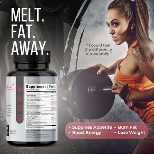 Evolve Nutraceuticals Fat Burner, Weight Loss Supplement, Energy Booster - Green Tea Extract Evolve NutraceuticalsAu supplements