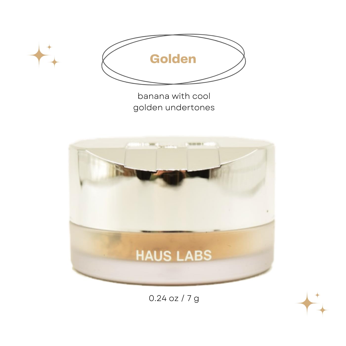 HAUS LABS BY LADY GAGA Bio-Blurring Talc-Free Loose Setting Powder Golden Haus LaboratoriesAu supplements