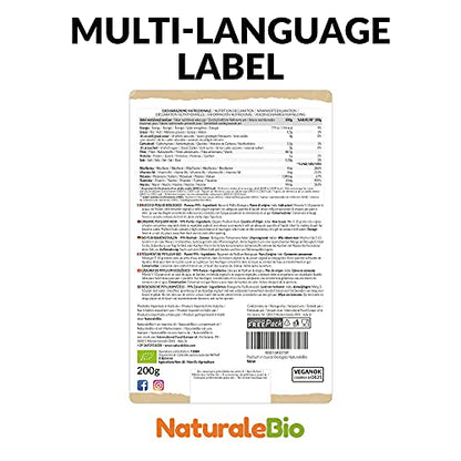 Organic Psyllium Husk - 99% Purity - 200g. Pure & Natural Psyllium Seed Husks NaturaleBioUS supplements
