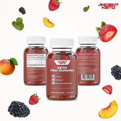 Sugar Free Keto Fiber Gummies for Adults | Keto Vitamin Supplement Ancient KetoUS supplements