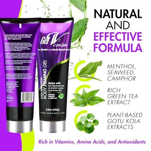 Vanna Belt Gel-V Body Firming Gel, Body Skin Care Products for Women, Daytime Toning V VANNA BELTAu supplements