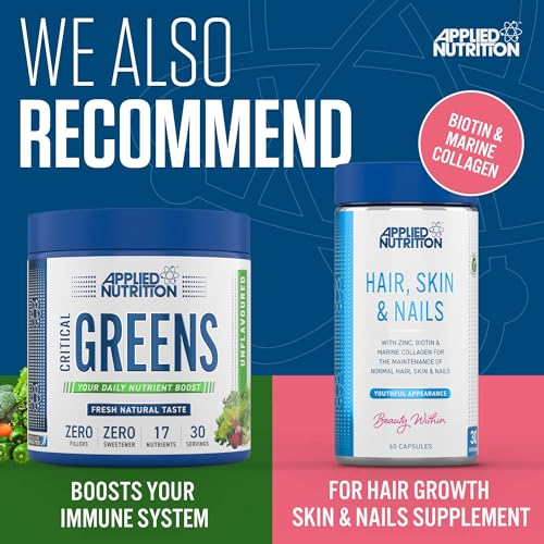 Applied Nutrition Collagen Peptides Powder - Hydrolysed Bovine Collagen Protein, Halal, Healthy Skin, Hair, Nails (Unflavoured) (300g - 15 Servings) Applied NutritionUS supplements
