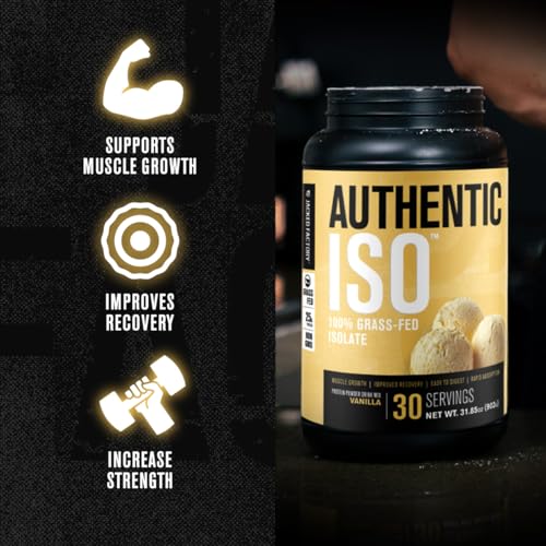 Jacked Factory Authentic ISO Grass Fed Whey Protein Isolate Powder - Low Carb Jacked FactoryUS supplements